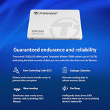 DISQUE SSD TRANSCEND SSD225S 2.5   SATA III - 250Go