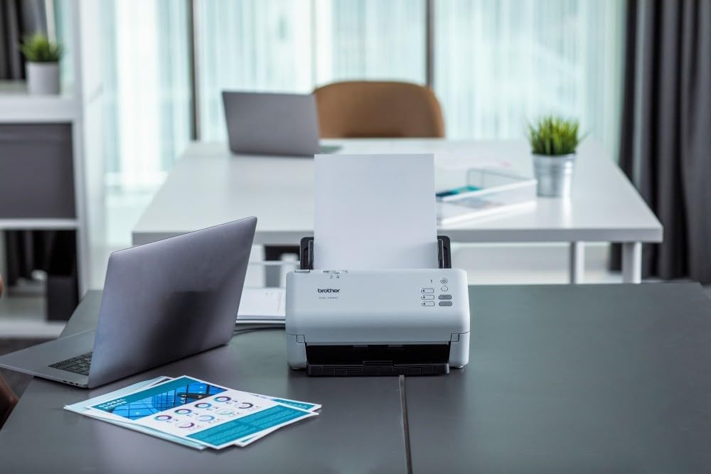 BROTHER Document Scanner Duplex Office 40ppm/80ipm ADF Feeder 80 f. ethernet
