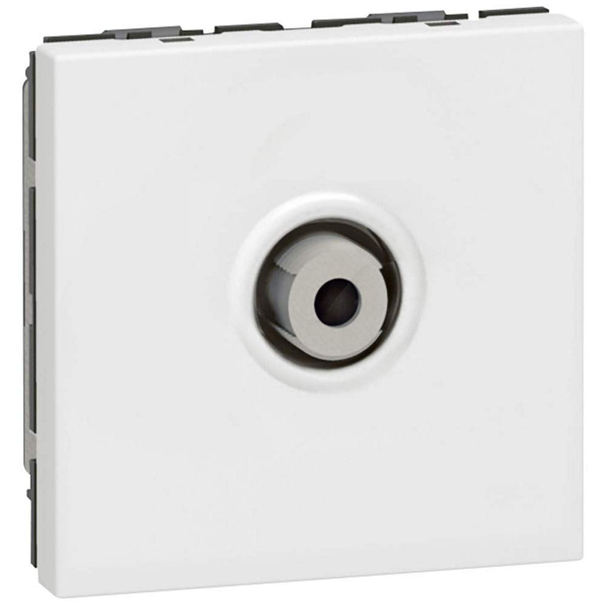 LEGRAND Plastron Mosaic 45x45 Prise TV / Sat Type F