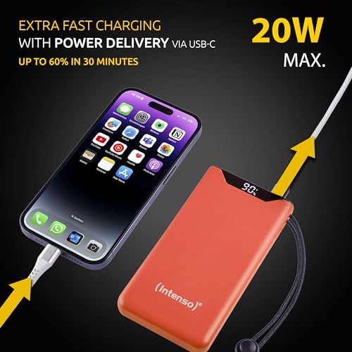 INTENSO Powerbank F10000, Power Delivery et Quick Charge, ja