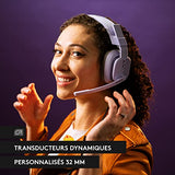 LOGITECH Astro Gaming A10 Gen 2 Headset full size wired 3.5 mm jack lilac
