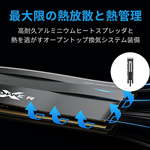SILICON POWER XPOWER Zenith 16Go 2x8Go DDR4 3600MHz CL18 DIMM 1.35V