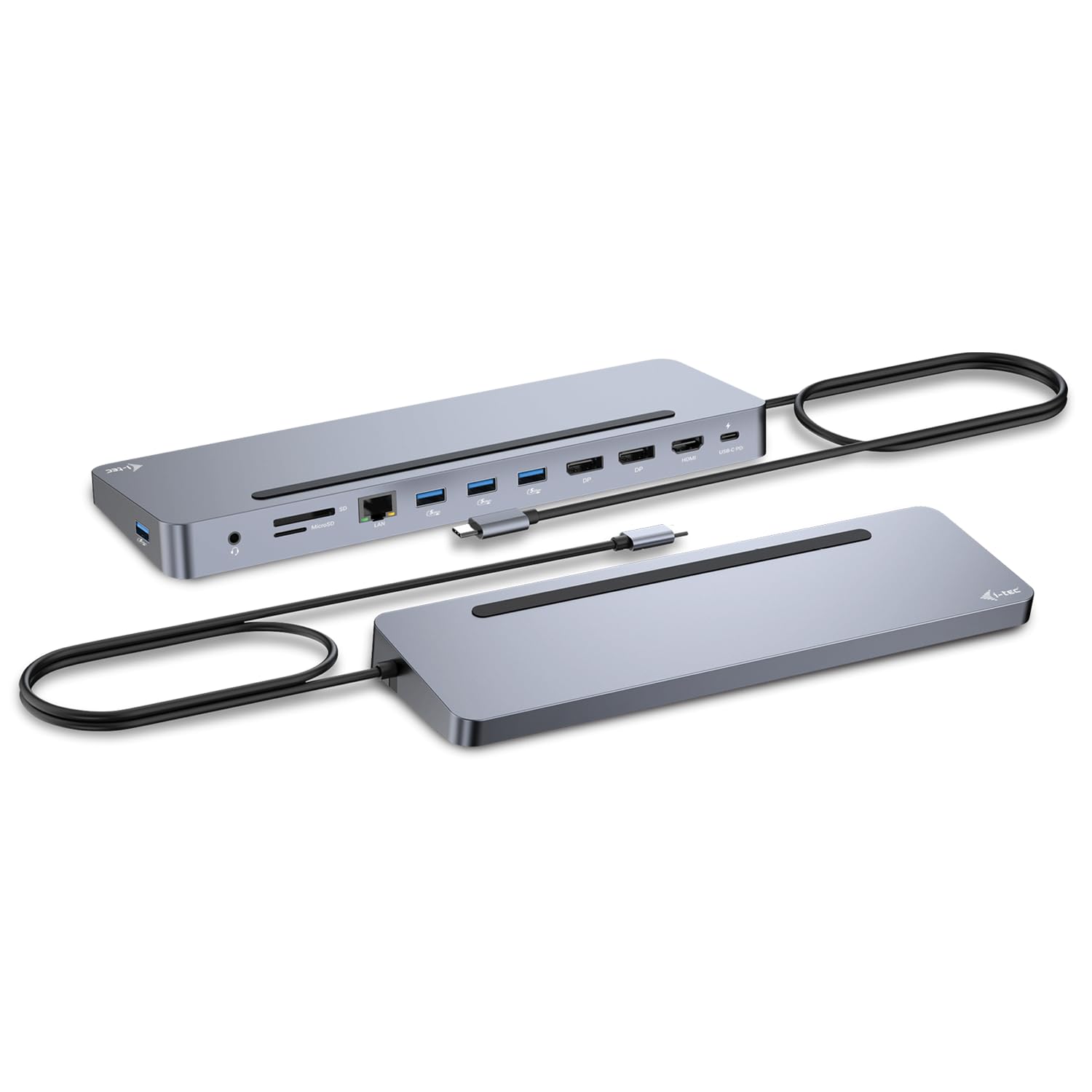 I-TEC USB-C Metal Ergonomic 4K 3x Display Docking Station with PD 100 W