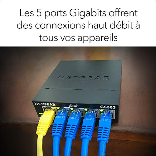 NETGEAR GS305 Switch 5 ports 10/100/1000 metal