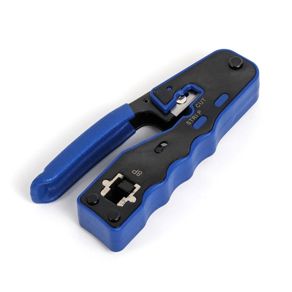 Digitus X-ML-EZ-TOOL Pince a sertir Noir, Bleu