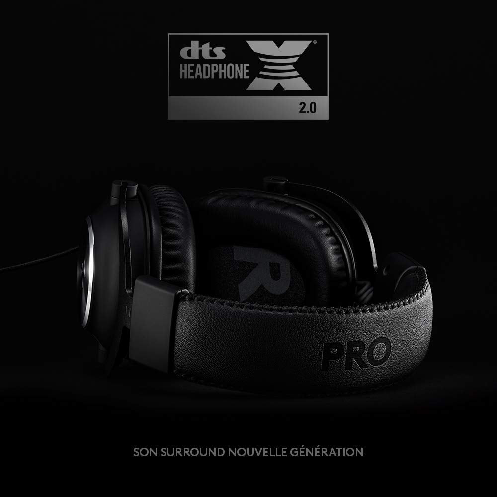 LOGITECH G Pro X Headset full size wired 3.5 mm jack noise isolating