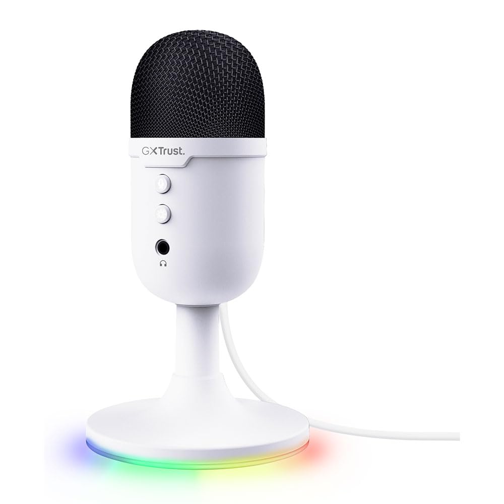 TRUST Microphone streaming YUNIX - White