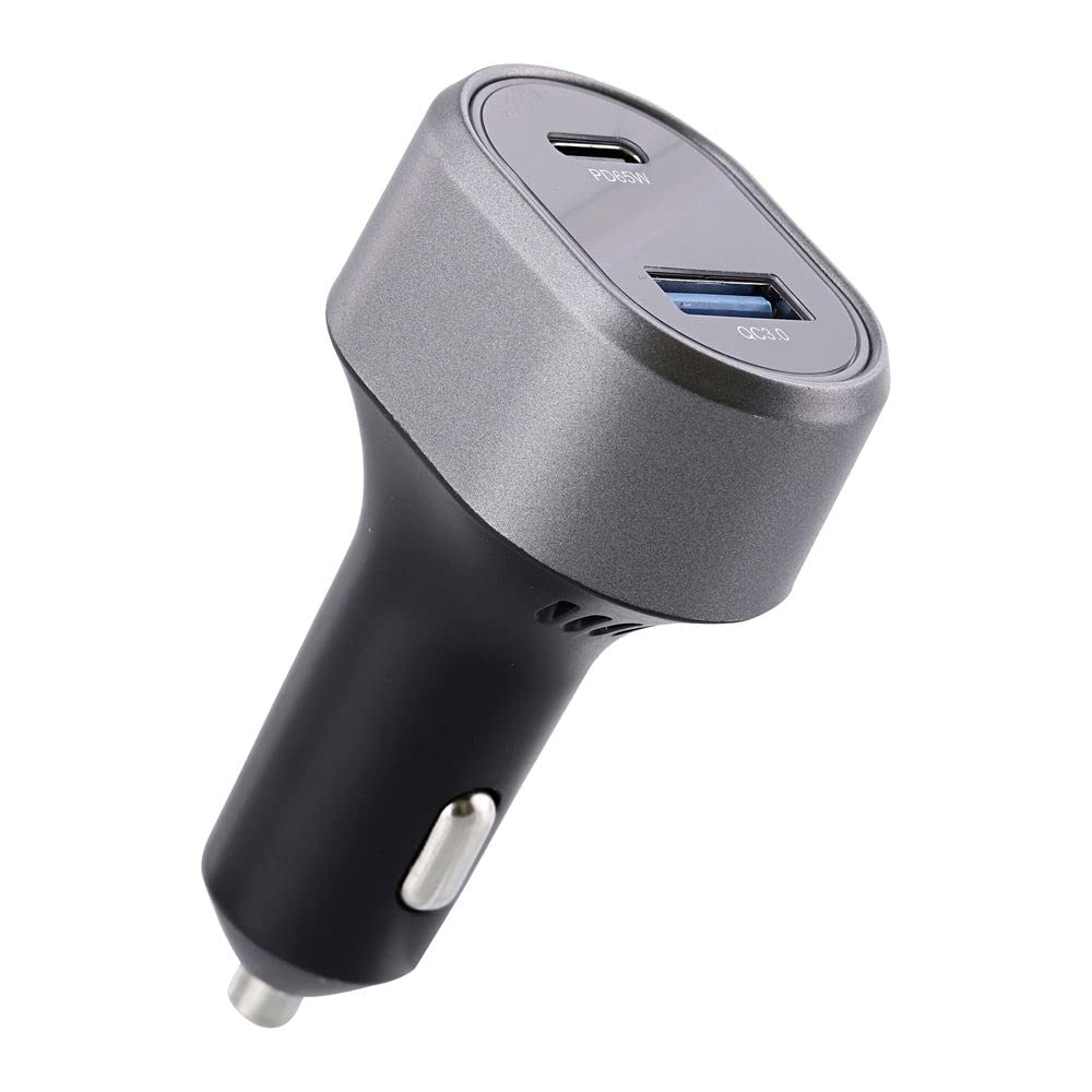 TNB 1x USB and 1x USB-C QC and PD 83W cigarette lighter charger