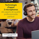 Jabra Evolve2 65, UC Stereo Casque Sans fil Arceau Bureau/Centre d'appels USB Type-C Bluetooth Noir