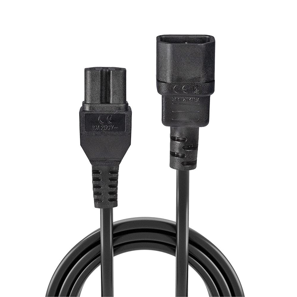 LINDY 2m IEC C14 to IEC C15 Extension Cable