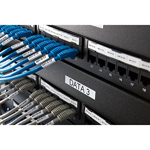 DYMO Etiquette XTL vinyle permanente 54x7mm noir sur blanc