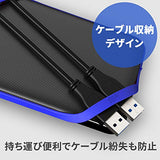 SILICON POWER A62 External HDD Game Drive 2.5p 1To USB 3.2 Blue