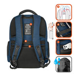 Tucano sac à dos business bleu pour laptop jusqu à 17 