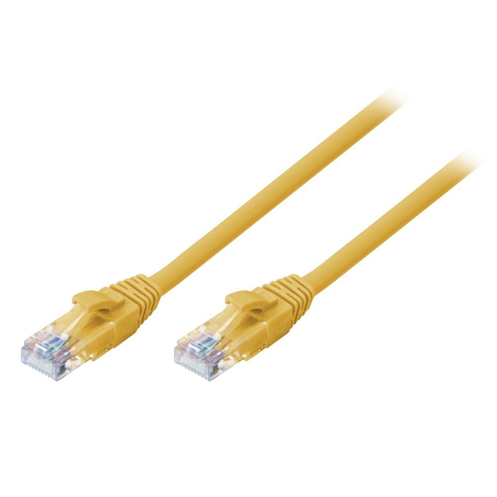 LINDY Cat.6 UTP Cable Yellow 1m