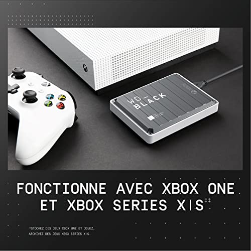 WD BLACK P10 GAME DRIVE FOR XBOX 5To USB 3.2 2.5p Black / White RTL