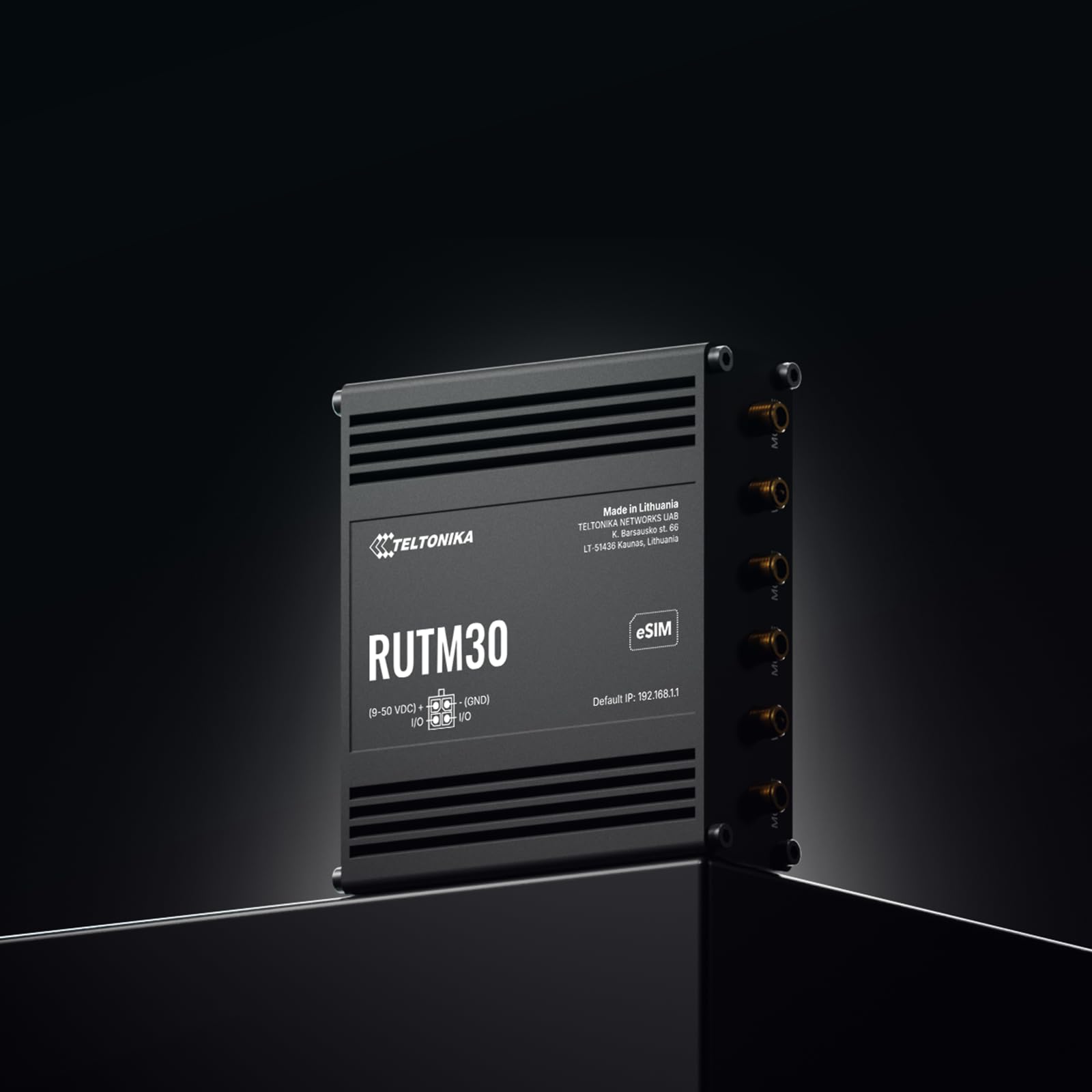 TELTONIKA NETWORKS RUTM30 DUAL SIM eSIM 5G/4G/LTE/3G Router
