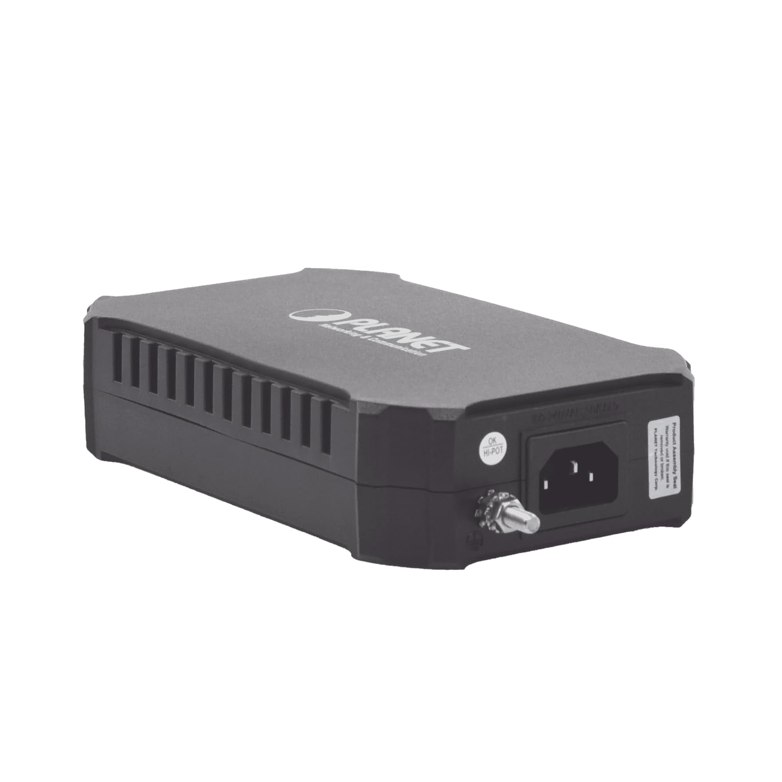 PLANET POE-175-95 séparateur voix-données Noir Connexion Ethernet, supportant l'alimentation via ce port (PoE)