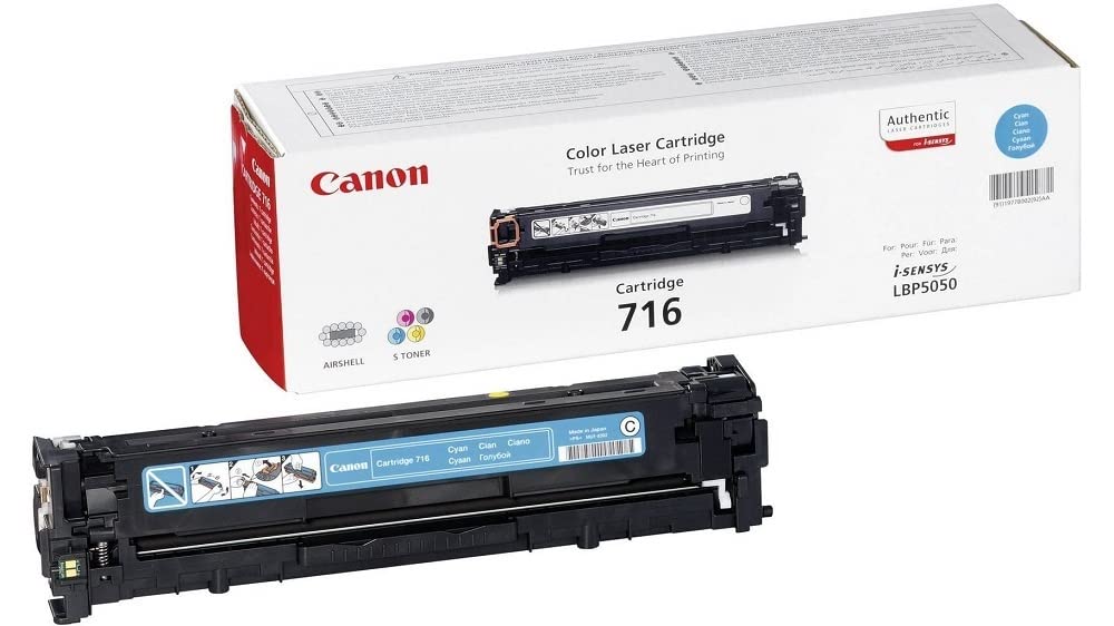 CANON 716 cartouche de toner cyan capacite standard 1.500 pages pack de 1