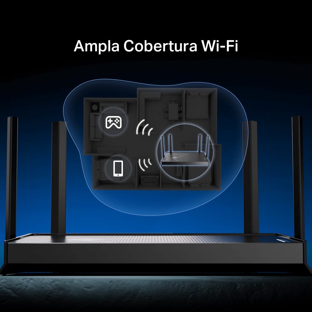 TP-LINK Archer BE230 BE3600 Dual-Band Wi-Fi 7 Router 688 Mbps at 2.4GHz + 2882Mbps at 5GHz 4x Antennas