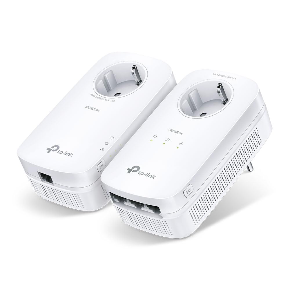 TP-Link TL-PA8033P KIT Adaptateur réseau CPL 1300 Mbit/s Ethernet/LAN Blanc 2 piece(s)