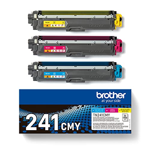 BROTHER TN241C/M/Y rainbow pack multi pack toners C/M/Y 1400pages/cartridge