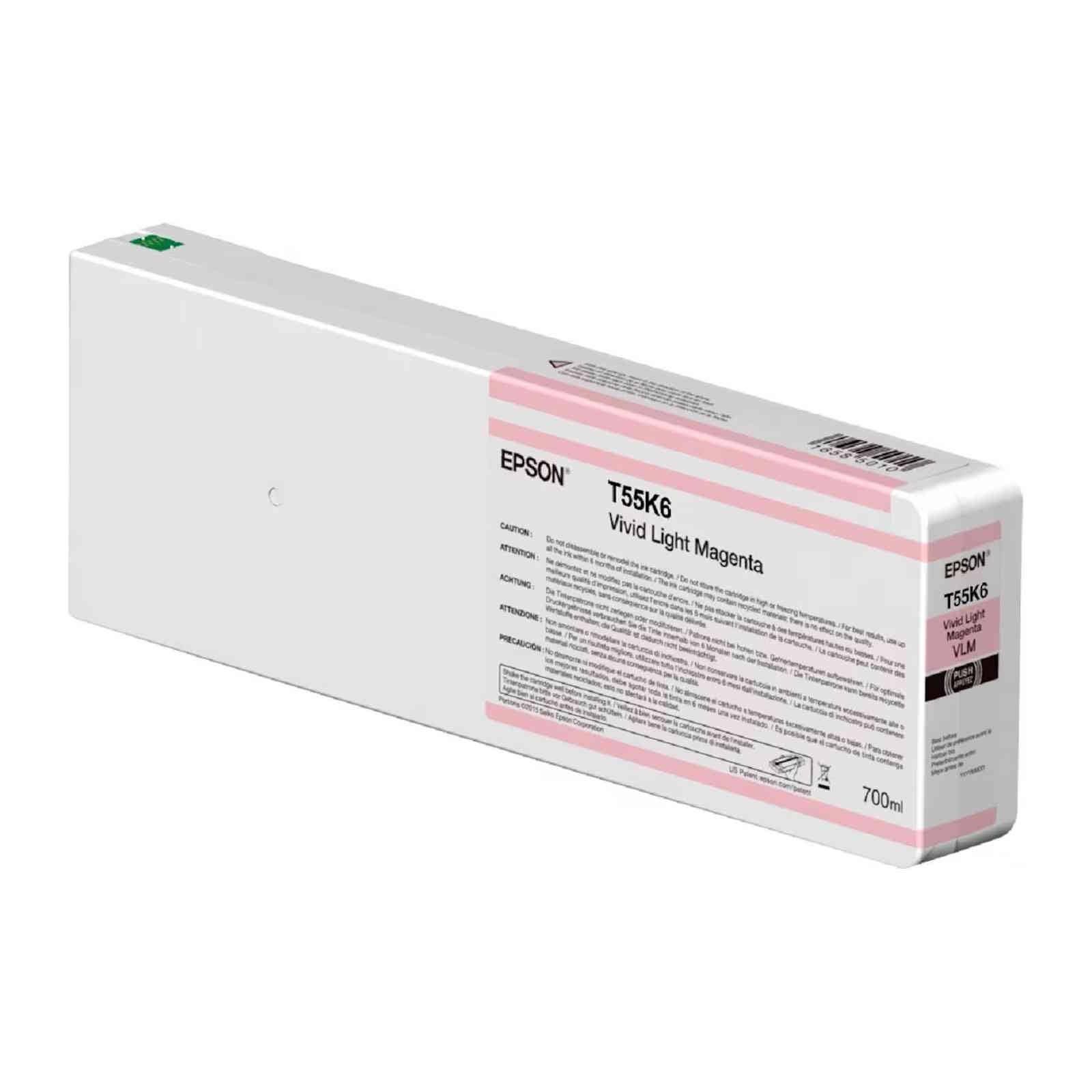 EPSON 5LB Singlepack Vivid Light Magenta T55K600