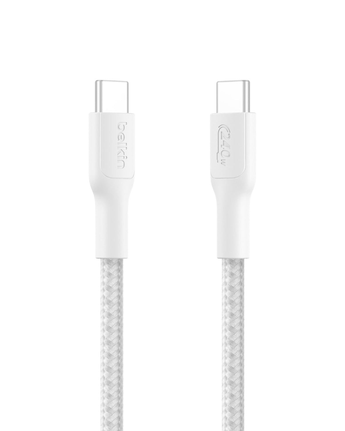 BELKIN USB-C TO USB-C 240W 2.0 BRAIDED PCR 1M WHITE