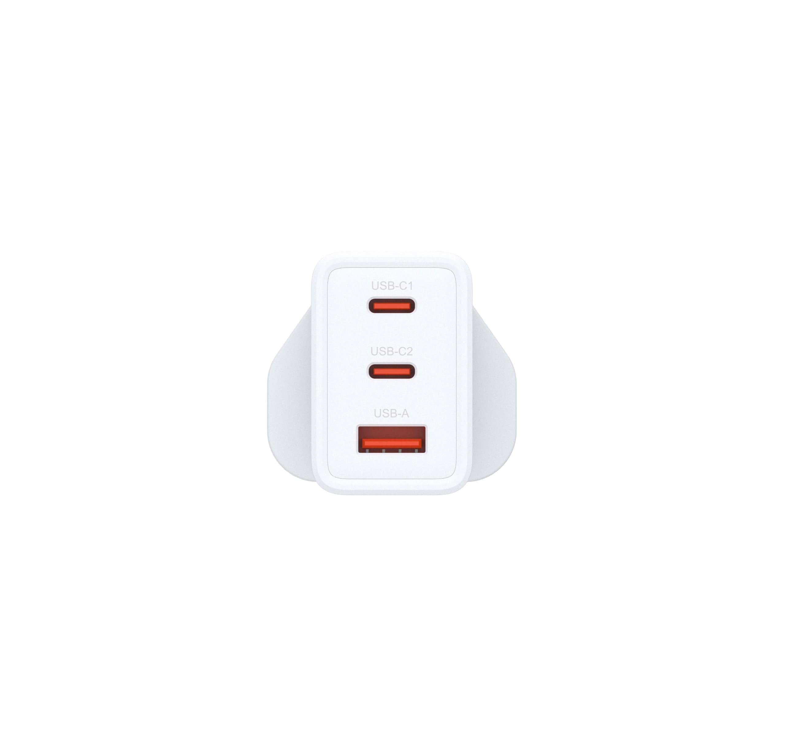 D-LINK 65W GaN Charger 2 USB-C ports 1 USB-A port Simultaneous Charging of 3 devices Fast charging