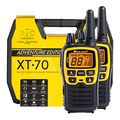 MIDLAND XT70 PRO Hobby & Work Valise 2 talkies walkies + acc