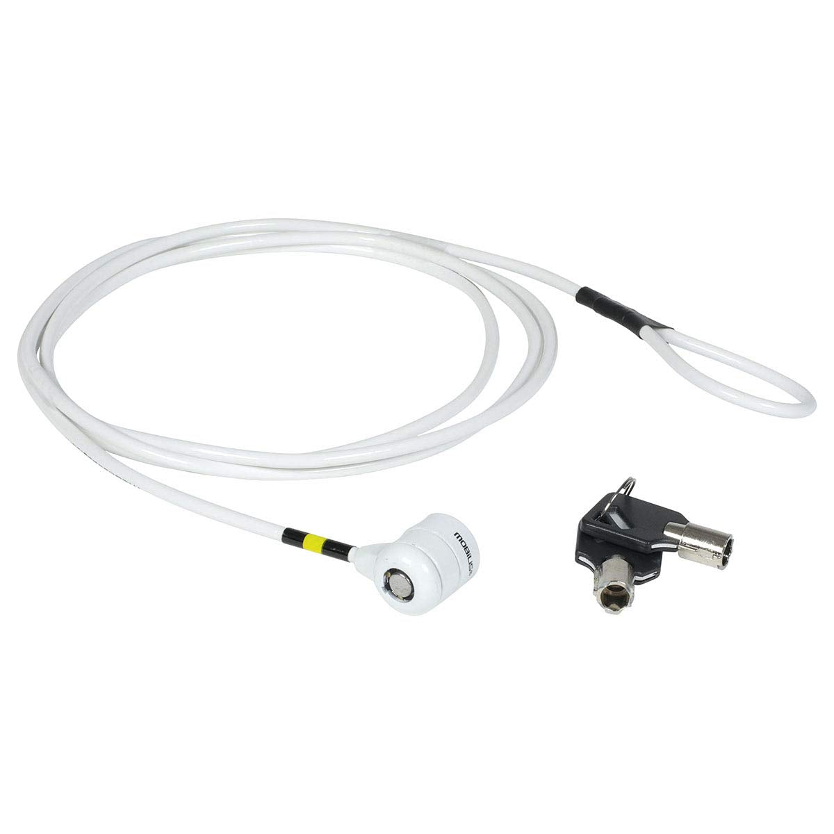 MOBILIS Câble de sécurité à clé compatible clé pass - 1.8 m - Blanc