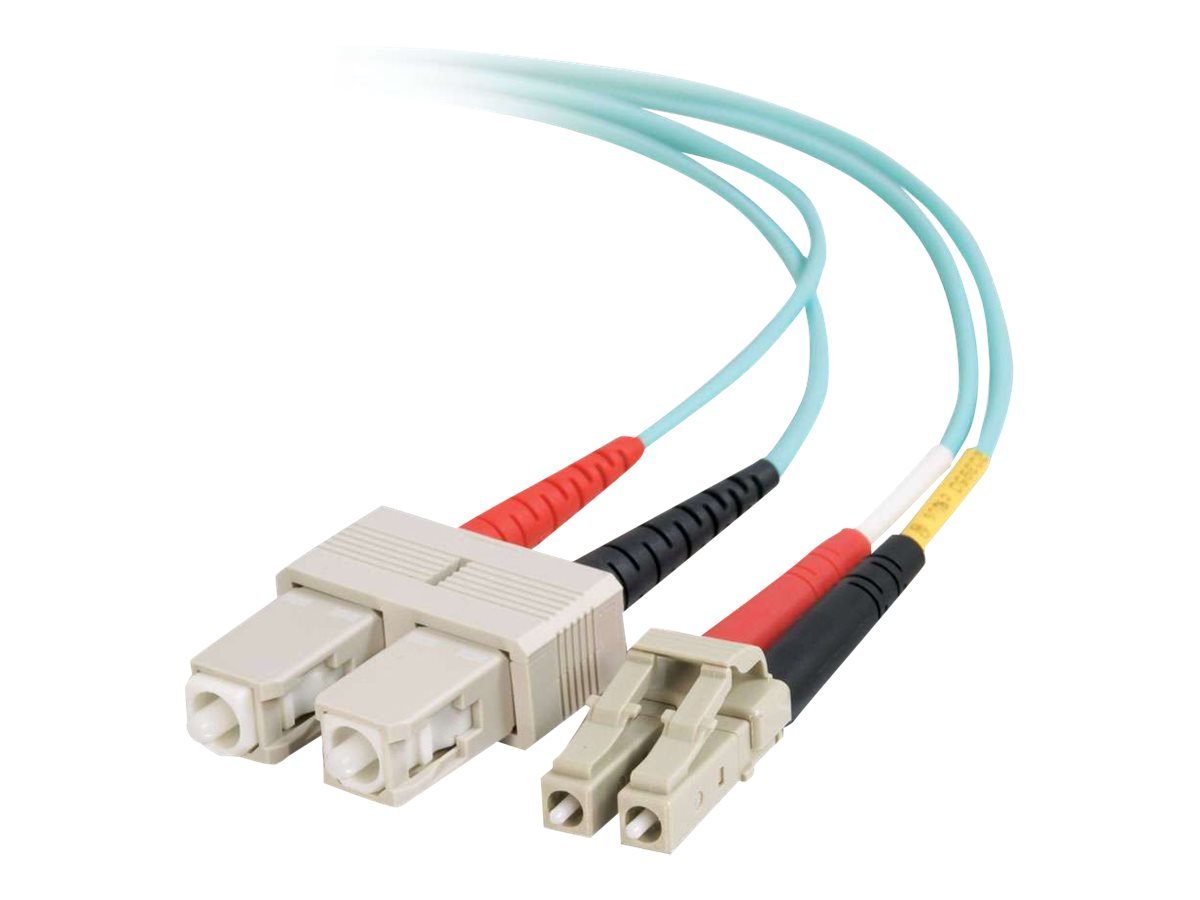 Cbl/2m LC/SC 10Gb LSZH Dplx 50/125 Fbr