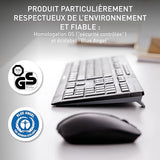 CHERRY Pack clavier & souris STREAM DESKTOP sans fil noir