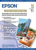 EPSON MATT double sides  papier inkjet 178g/m2 A4 50 feuilles pack de 1
