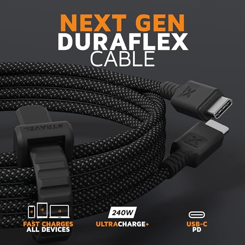 XTorm cordon USB Type-C PD Next Gen Ultra 240W 1,5 m, noir