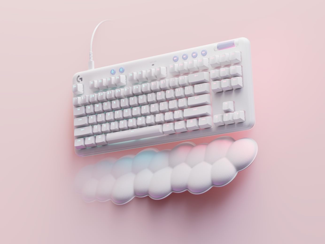 LOGITECH G713 Gaming Keyboard - OFF WHITE - (FRA) - CENTRAL