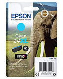 EPSON 1LB 24XL ink cartridge cyan high capacity 8.7ml 740 pages 1-pack RF-AM blister w/s