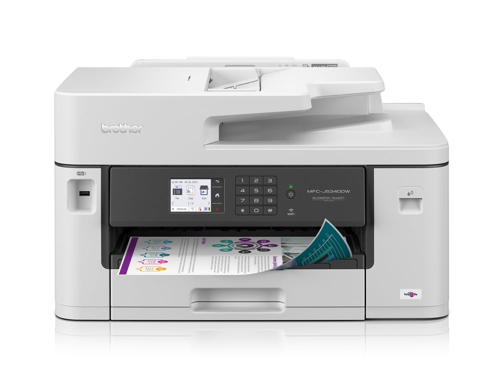 BROTHER Imprimante multifonction jet dencre couleur professionnelle 4-en-1 Business Smart impression jusquau format A3 28ipm ISO