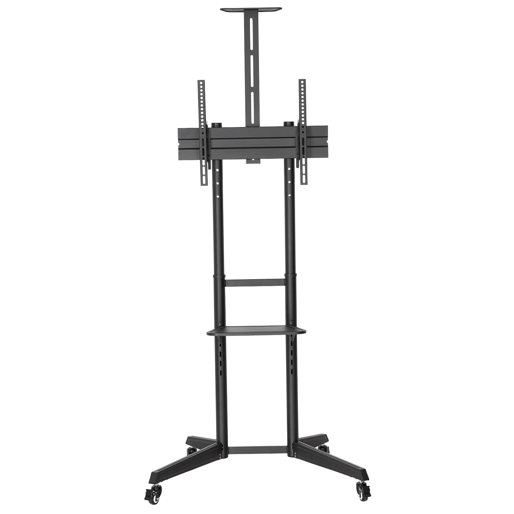 NEOMOUNTS FL50-550BL1 Support au sol mobile pour écran 37-70p - étagère multimédia et support caméra inclus
