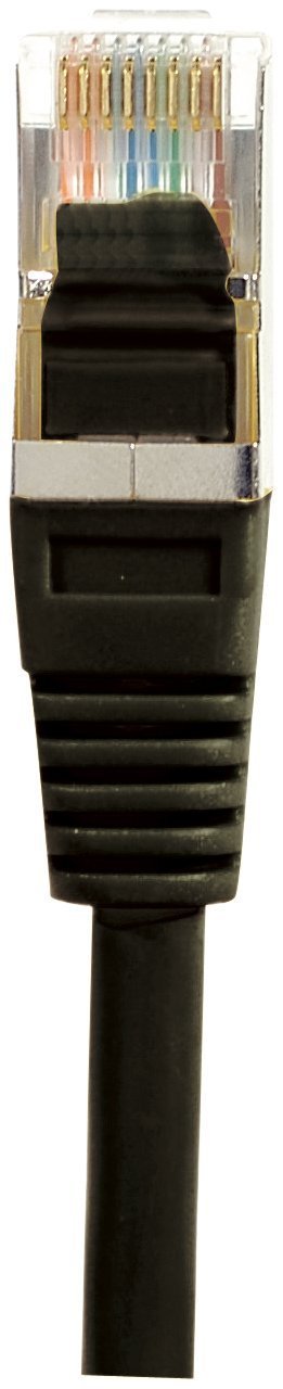 Cordon RJ45 catégorie 6 F/UTP noir - 50 m