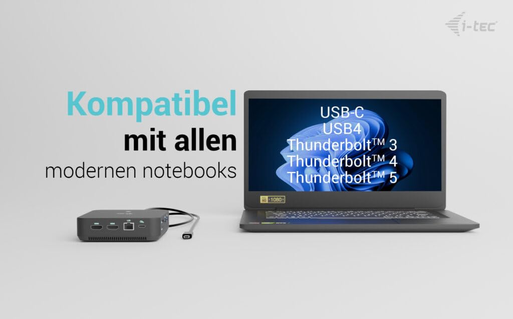 I-TEC USB-C DS 2 x HDMI 1x DP 1x GLAN 1x USB-C 3.2 3x USB-A 3.2 2x USB 2.0 1x 3.5mm Audio/Mic 1x 100W USB-C Power Delivery + Charger