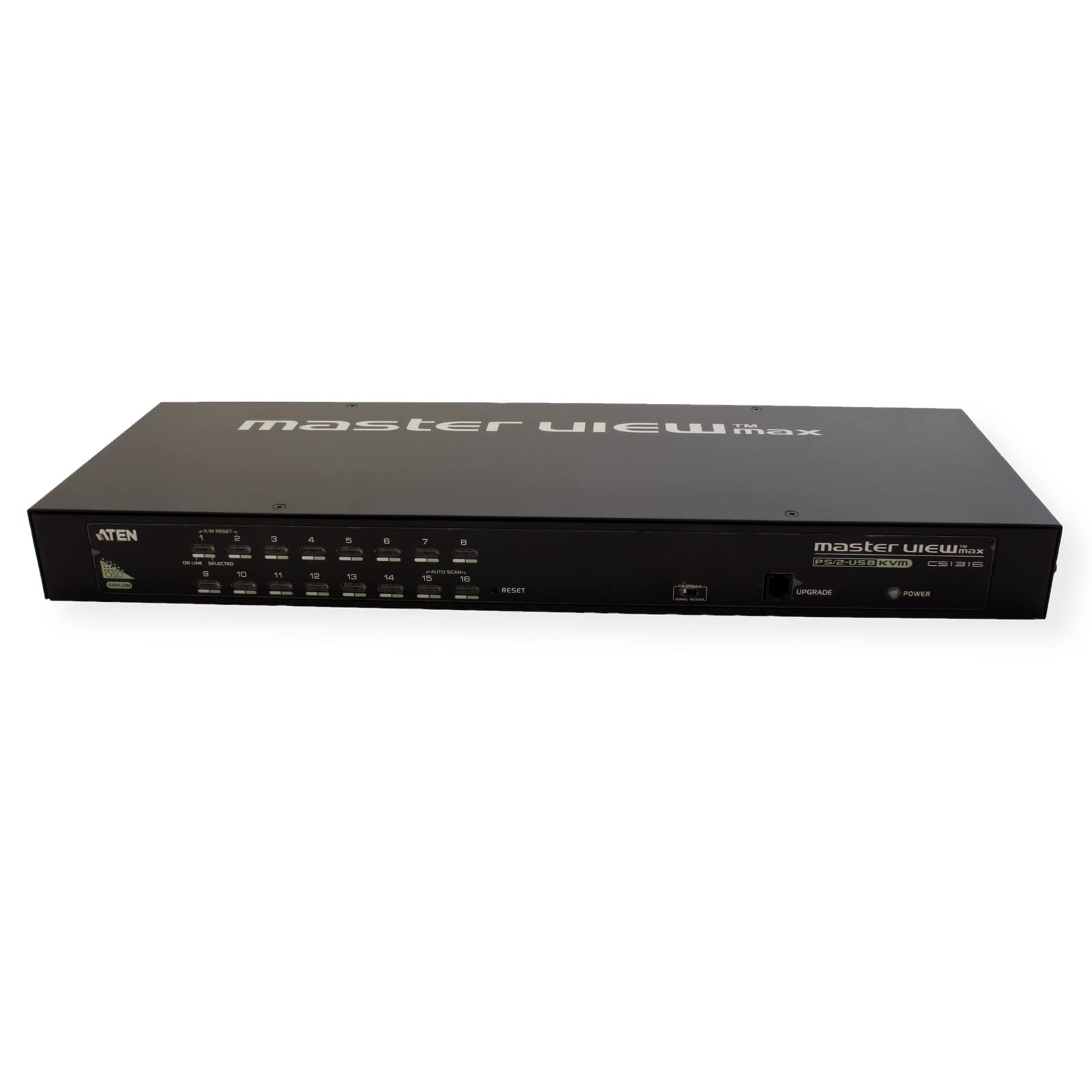 ATEN CS1316-AT-G commutateur écran, clavier et souris Grille de montage Noir