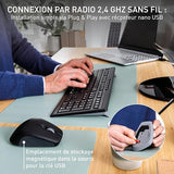 CHERRY Pack clavier / souris Stream Desktop Comfort AZERTY s