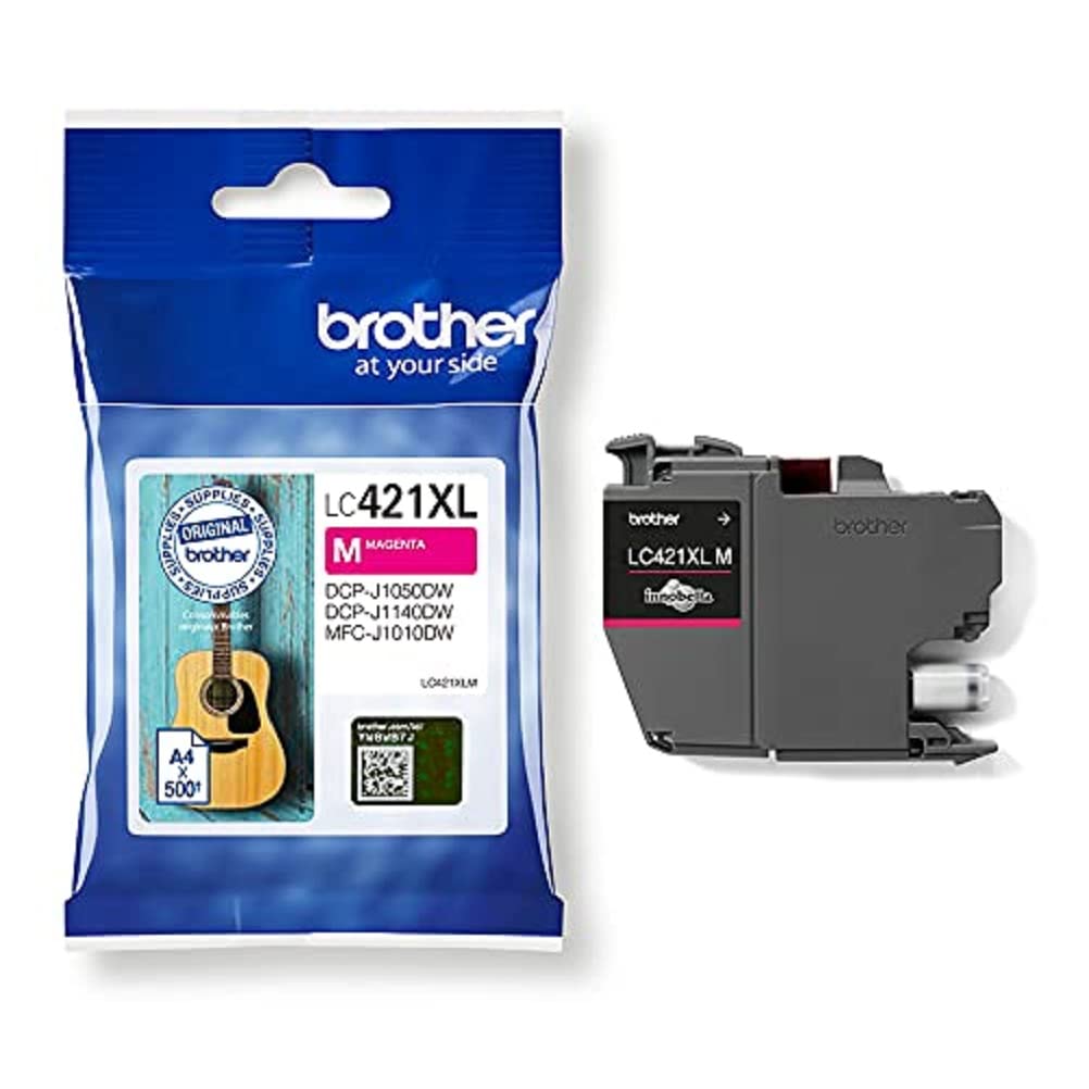 BROTHER 500-page high capacity Magenta ink cartridge for DCP-J1050DW MFC-J1010DW and DCP-J1140DW