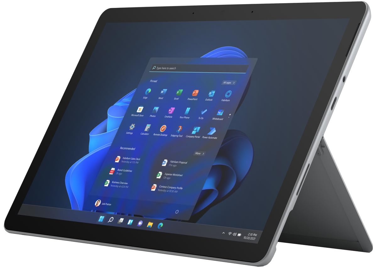 MICROSOFT Surface Go 4 - Intel N200 - 10.5p - 8Go - 256Go - W11P - WIFI- Platine - Tablette Hybride 2-en-1