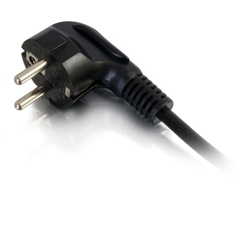 Cbl/2m CEE 7/7 to IEC 60320 C5 Pwr Cord