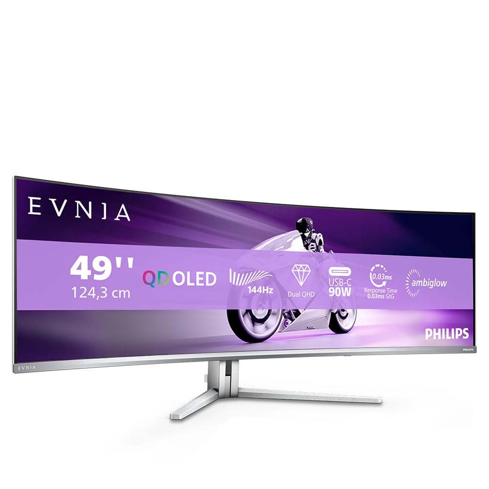 PHILIPS 49M2C8900L/00 48.8p QD-OLED 5120x1440 144Hz HDMI