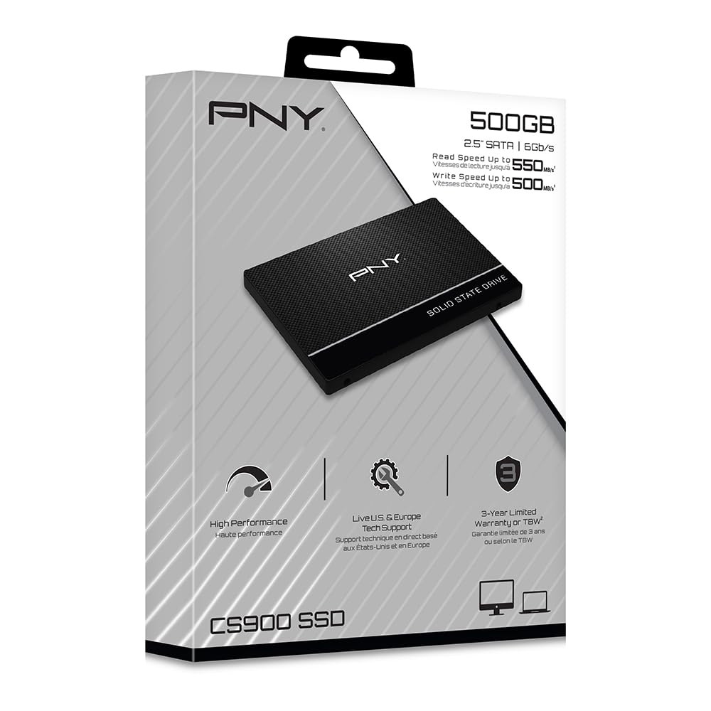 PNY CS900 Series SSD 2.5" SATA III 500gb