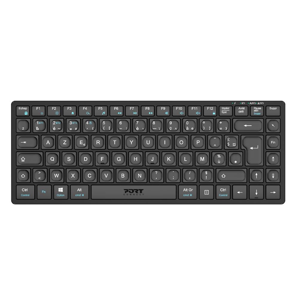 PORT DESIGNS Keyboard Mini Pro Rechargeable Bluetooth (FR)