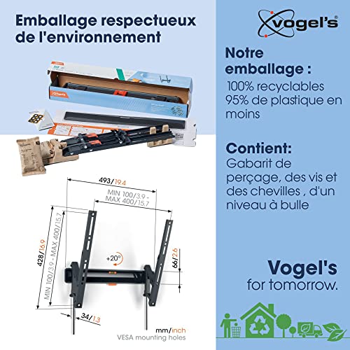 VOGEL S Support écran mural TVM 3415