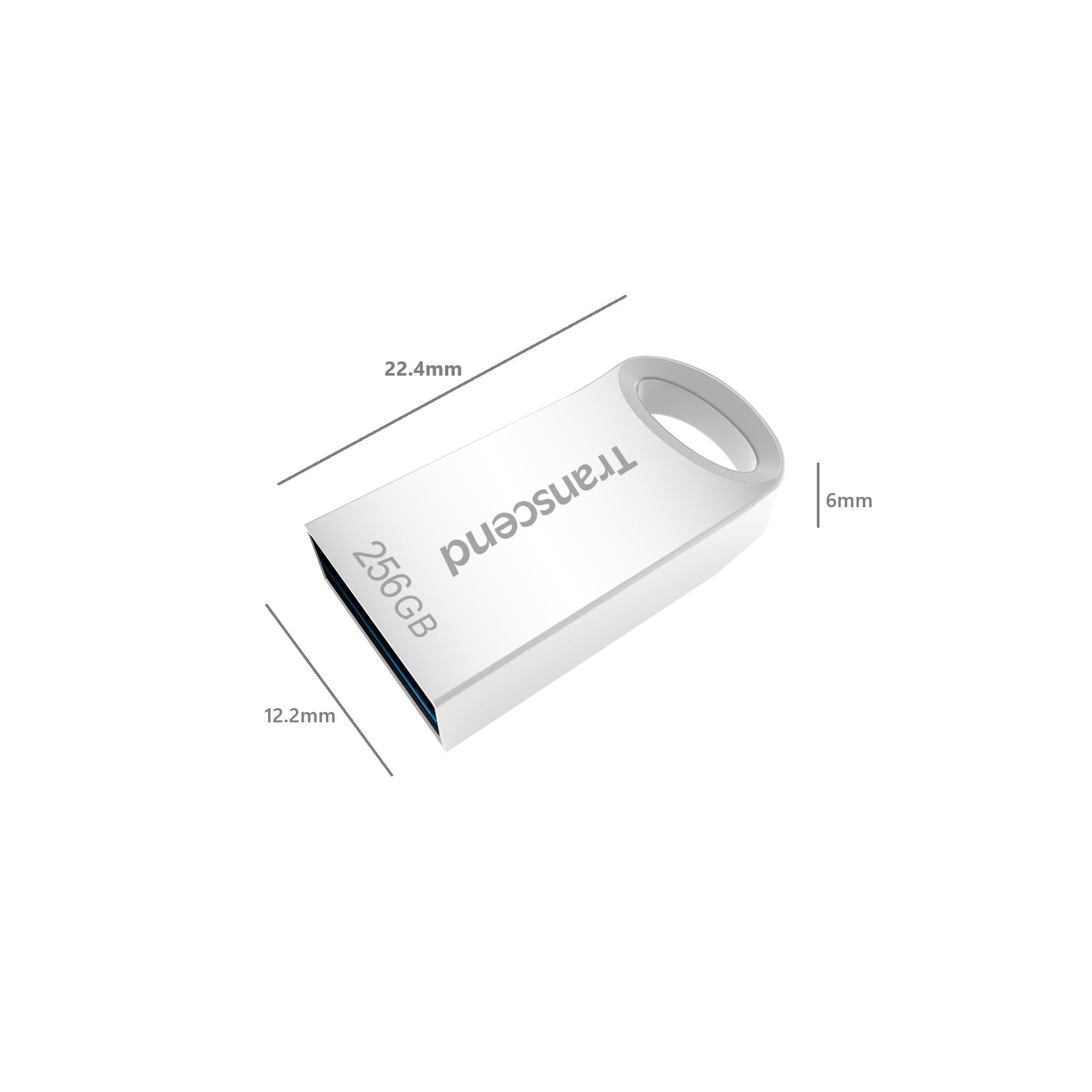TRANSCEND 256Go USB 3.1 Pen Drive Silver
